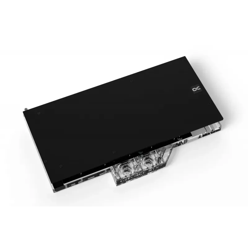 Vandens blokas + galinė plokštė Alphacool Eisblock Aurora akrilinis aliuminis varis permatomas