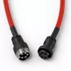 Suvyniotas USB laidas GLORIOUS GMMK Crimson Red – nuimamas klaviatūros laidas