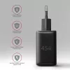 Įkroviklis Axagon ACU-PQ45 QC 3.0 4.0 AFC FCP PPS PD 45W Juodas