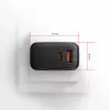 Įkroviklis Axagon ACU-PQ45 QC 3.0 4.0 AFC FCP PPS PD 45W Juodas
