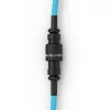 Suvyniotas USB laidas GLORIOUS GMMK Electric Blue – atjungiamas klaviatūros laidas su stačiakampėmis jungtimis