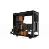 be quiet Pure Base 600 Window Midi bokštas Juodas, Oranžinis