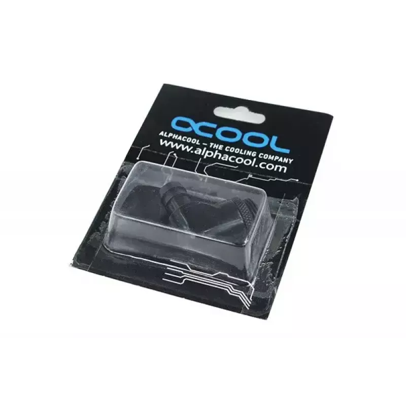 Fittingas Alphacool 17136 Žalvaris Juodas 35mm Plotis 17mm Gylis 29mm Aukštis