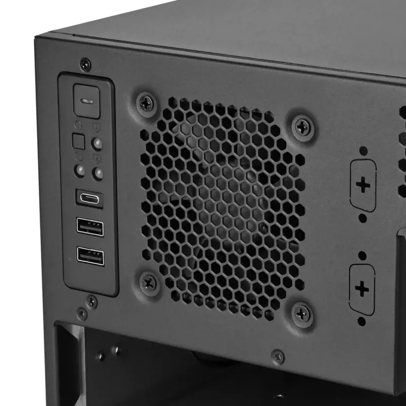 Serverinis korpusas SilverStone RM46-502-I Juodas ATX 1x80mm ventiliatorius