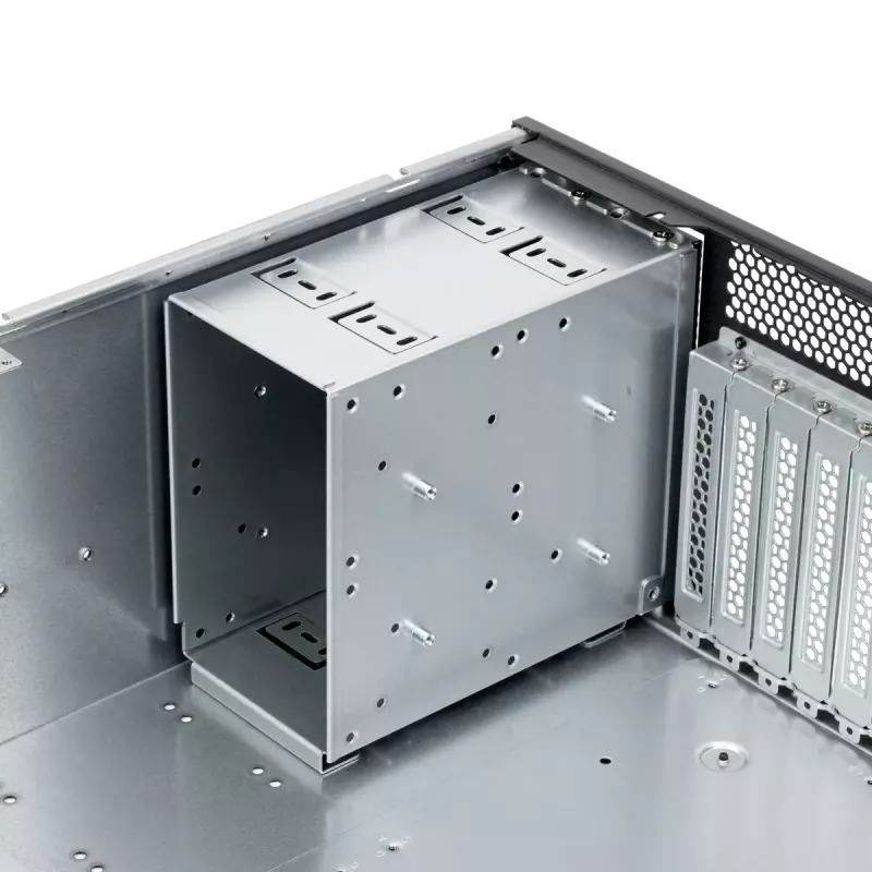 Serverinis korpusas SilverStone RM46-502-I Juodas ATX 1x80mm ventiliatorius