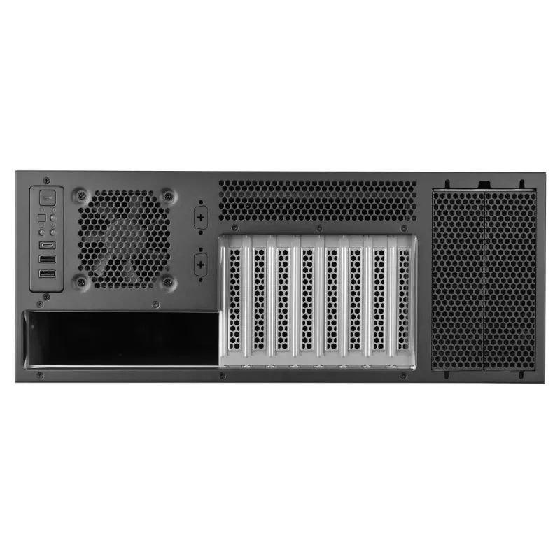 Serverinis korpusas SilverStone RM46-502-I Juodas ATX 1x80mm ventiliatorius