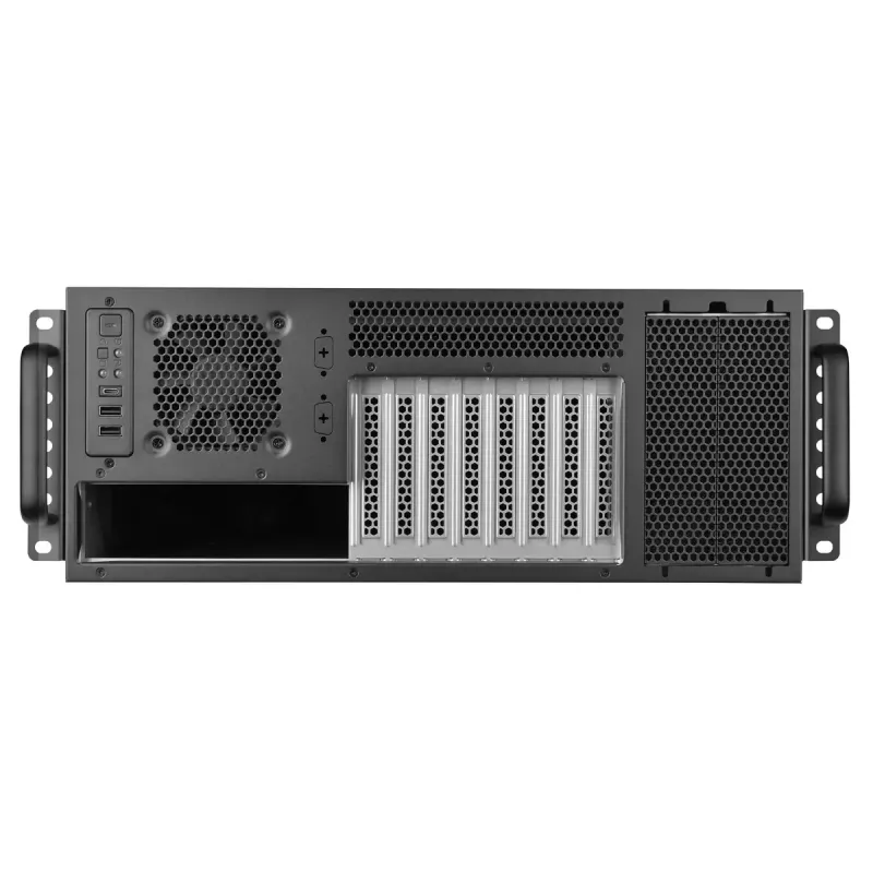 Serverinis korpusas SilverStone RM46-502-I Juodas ATX 1x80mm ventiliatorius