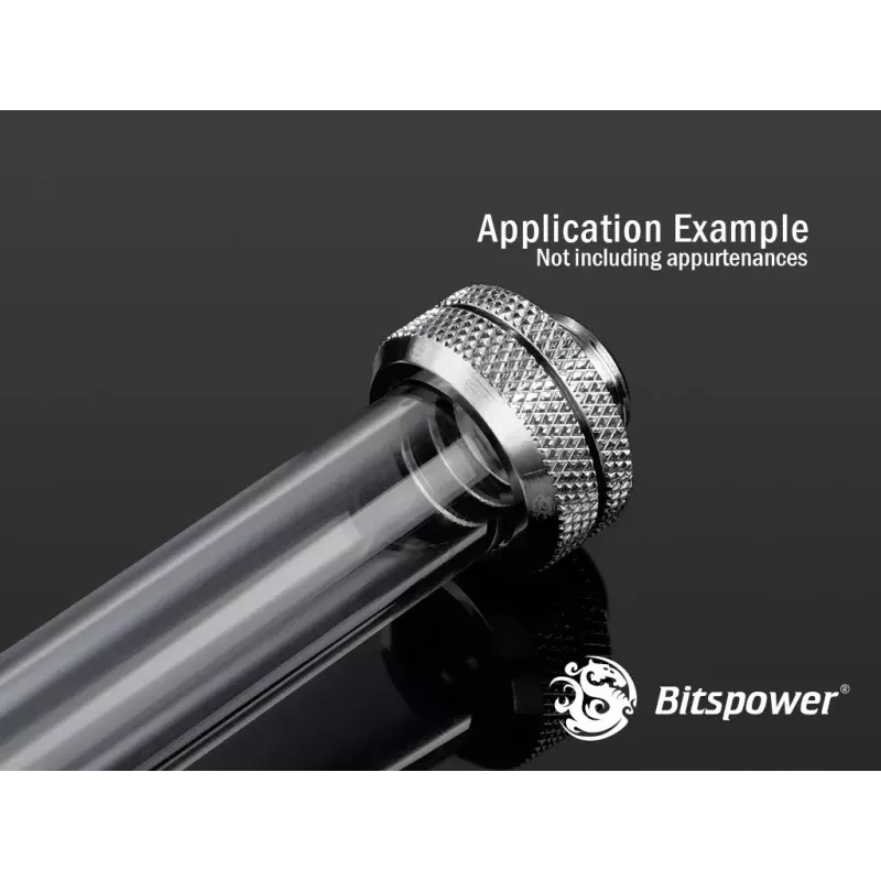 Bitspower BP-NCPLT16-L500 None Chamfer PETG jungiamasis vamzdelis, 16/12 mm, 50 cm, permatomas
