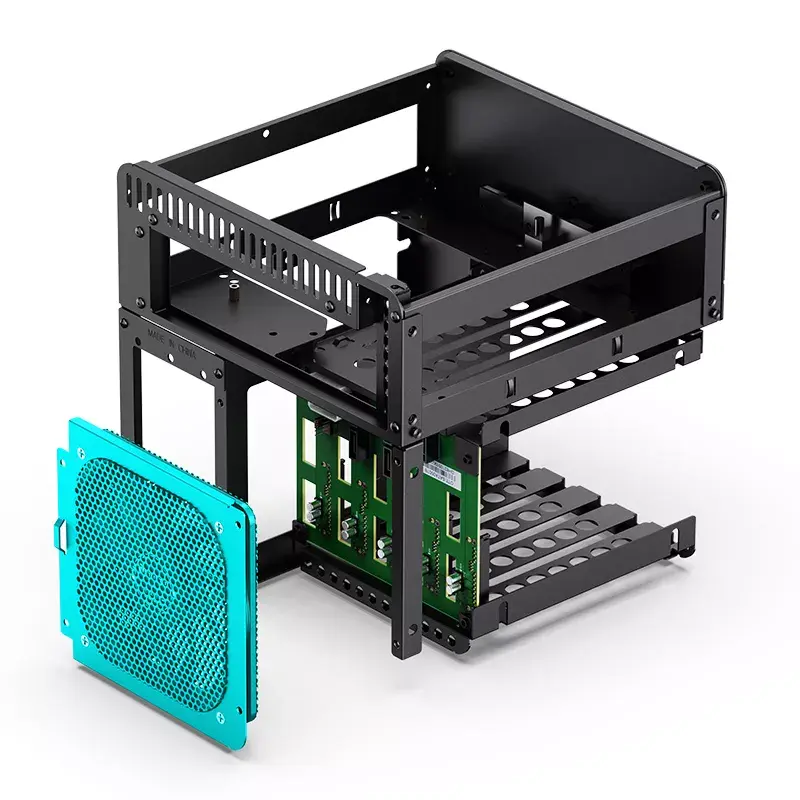 Korpusas PC Jonsbo N2 Cube Black