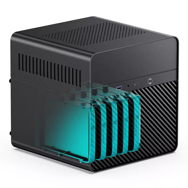 Korpusas PC Jonsbo N2 Cube Black