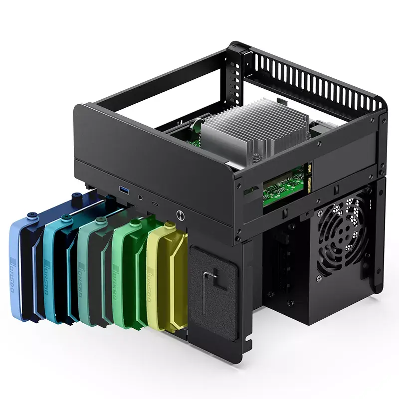 Korpusas PC Jonsbo N2 Cube Black