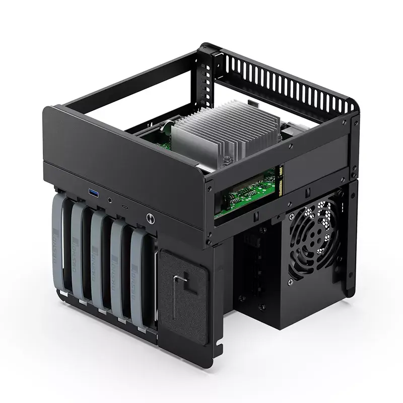 Korpusas PC Jonsbo N2 Cube Black