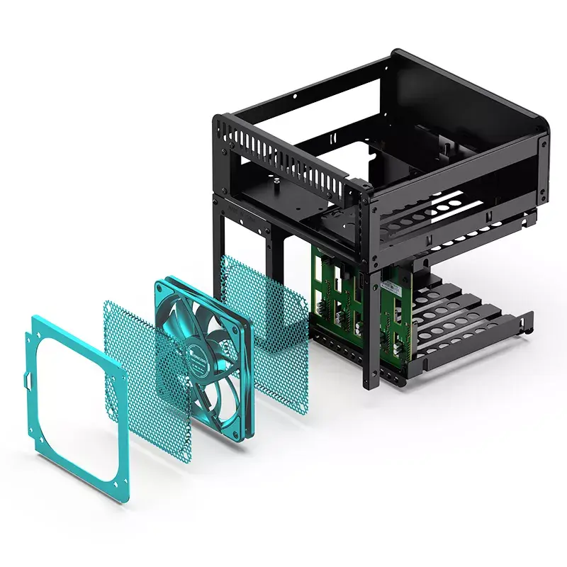 Korpusas PC Jonsbo N2 Cube Black