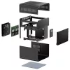 Korpusas PC Jonsbo N2 Cube Black