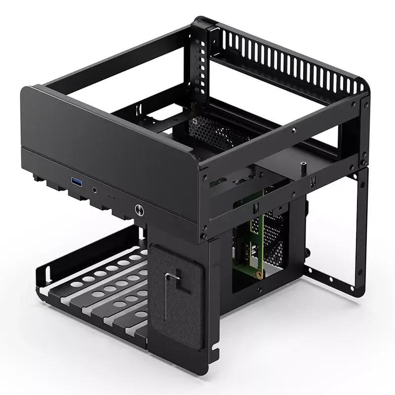 Korpusas PC Jonsbo N2 Cube Black