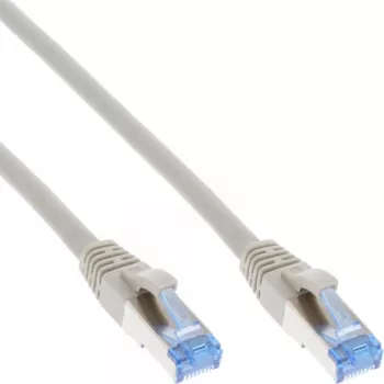 InLine Patch Laidas S/FTP PiMF Cat.6A halogen free 500MHz pilkas 15m