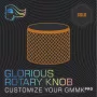 Glorious Gaming Rotary Knob – pasukamas klaviatūros rankenėlė, auksinė