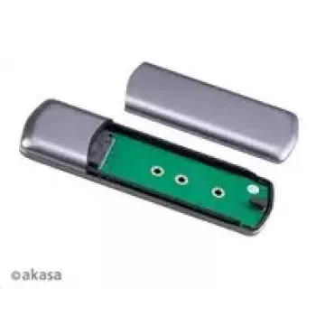 Nešiojamas SSD korpusas Akasa AK-ENU3M2-05 USB-C 3.2 Gen 2, skirtas M.2 SATA/NVMe diskams