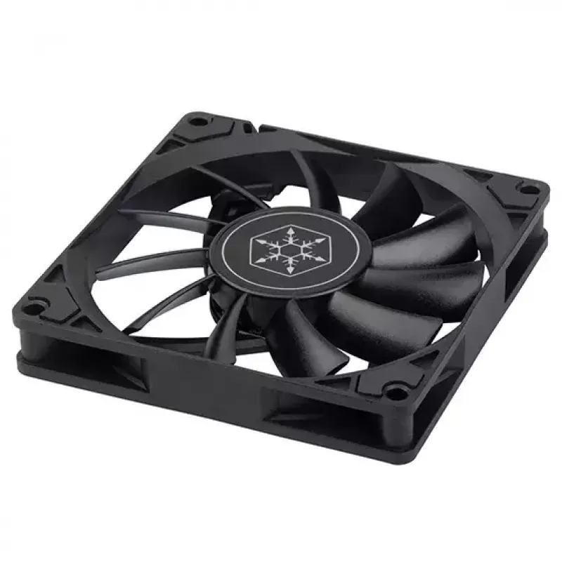 Ventiliatorius SilverStone Air Slimmer 90 9,2 cm juodas 500-2500 RPM hidraulinis
