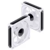 Jonsbo FR-505WR FR-505 ARGB PWM ventiliatorius korpusui su atvirkštinėmis mentėmis, 120 mm, 47,17 CFM, baltos spalvos