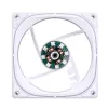 Jonsbo FR-505WR FR-505 ARGB PWM ventiliatorius korpusui su atvirkštinėmis mentėmis, 120 mm, 47,17 CFM, baltos spalvos