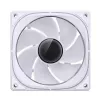 Jonsbo FR-505WR FR-505 ARGB PWM ventiliatorius korpusui su atvirkštinėmis mentėmis, 120 mm, 47,17 CFM, baltos spalvos
