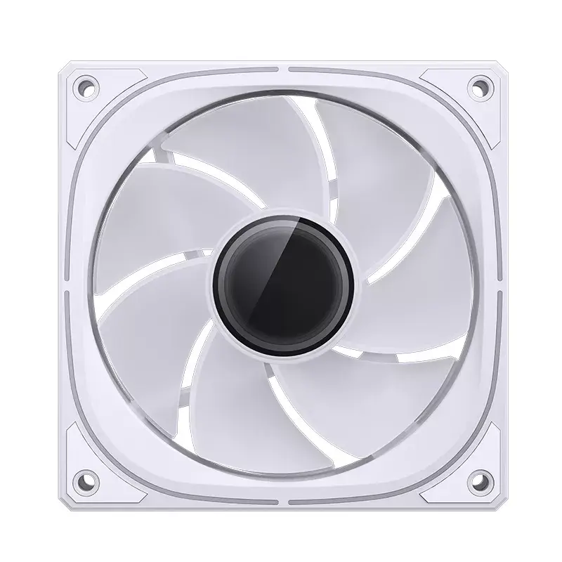 Jonsbo FR-505WR FR-505 ARGB PWM ventiliatorius korpusui su atvirkštinėmis mentėmis, 120 mm, 47,17 CFM, baltos spalvos