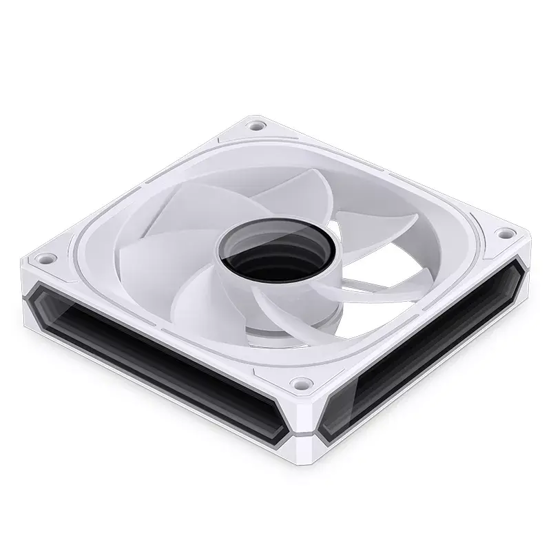 Jonsbo FR-505WR FR-505 ARGB PWM ventiliatorius korpusui su atvirkštinėmis mentėmis, 120 mm, 47,17 CFM, baltos spalvos