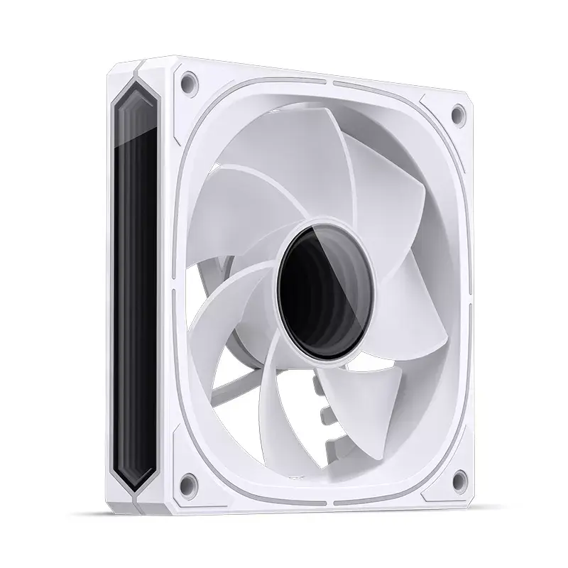 Jonsbo FR-505WR FR-505 ARGB PWM ventiliatorius korpusui su atvirkštinėmis mentėmis, 120 mm, 47,17 CFM, baltos spalvos