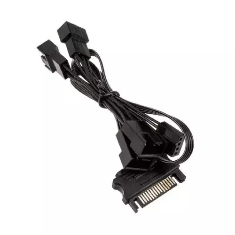 Prailginimo laidas ventiliatoriui Kolink PGW-AC-KOL-113 — 4 kontaktų PWM, 350 mm, juodas