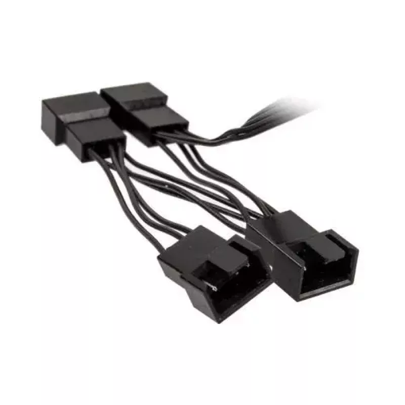 Prailginimo laidas ventiliatoriui Kolink PGW-AC-KOL-113 — 4 kontaktų PWM, 350 mm, juodas