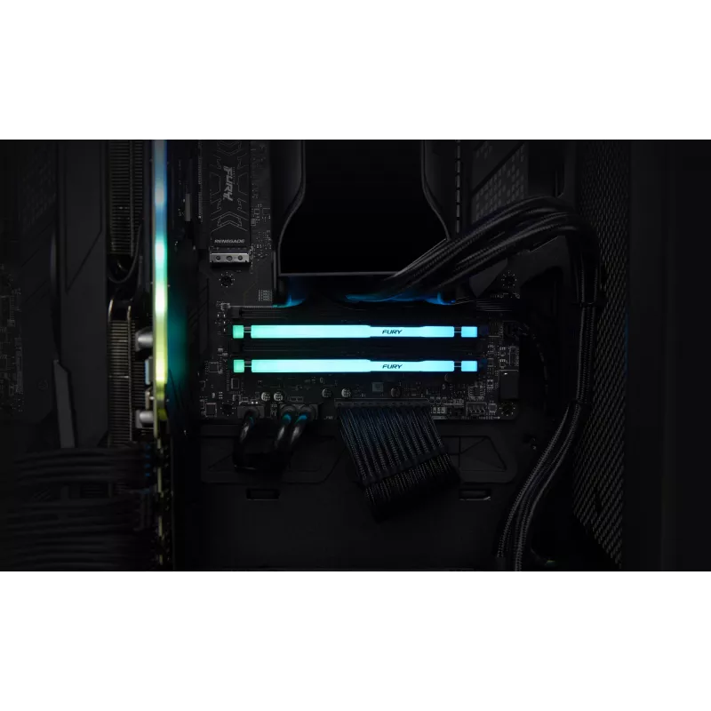 Kingston Technology FURY Beast 16 GB 5600 MT/s DDR5 CL40 DIMM (2 modulių rinkinys) RGB