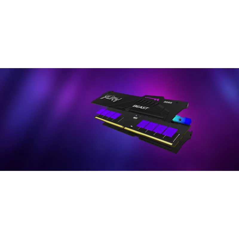 Kingston Technology FURY Beast 16 GB 5600 MT/s DDR5 CL40 DIMM (2 modulių rinkinys) RGB