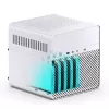 Korpusas Jonsbo N2 Cube White SFX 120mm ventiliatoriai 2.5 3.5 HDD