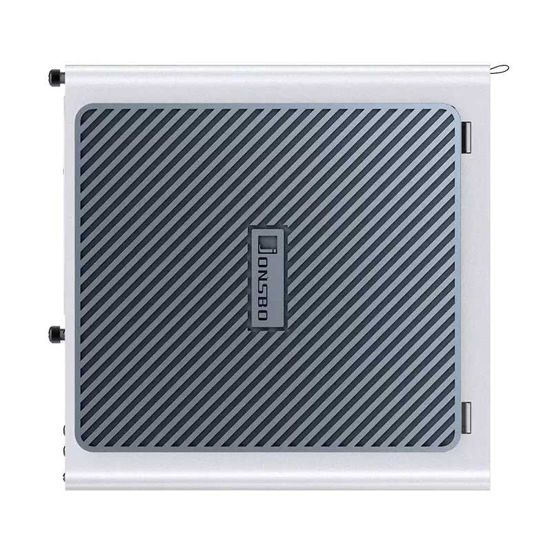 Korpusas Jonsbo N2 Cube White SFX 120mm ventiliatoriai 2.5 3.5 HDD