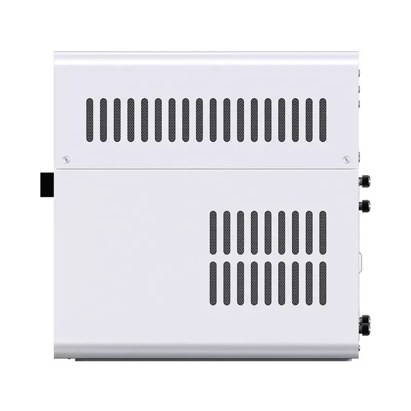 Korpusas Jonsbo N2 Cube White SFX 120mm ventiliatoriai 2.5 3.5 HDD
