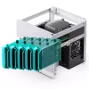Korpusas Jonsbo N2 Cube White SFX 120mm ventiliatoriai 2.5 3.5 HDD