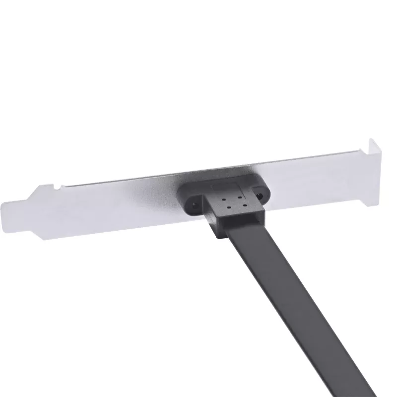 InLine PCI lizdo laikiklis, USB-C į USB 3.2 priekinio skydelio Key-A vidinis, 0,5 m