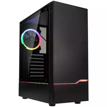 PC korpusas Kolink Inspire K9 ARGB Midi Tower juodas