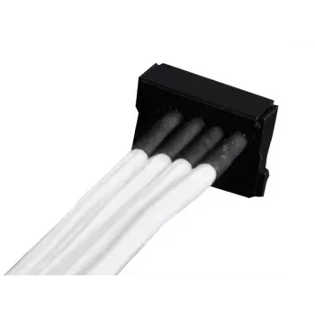 Laidas Silverstone SST-PP07-BTSW 0,3 m Molex 4p į 4xSATA