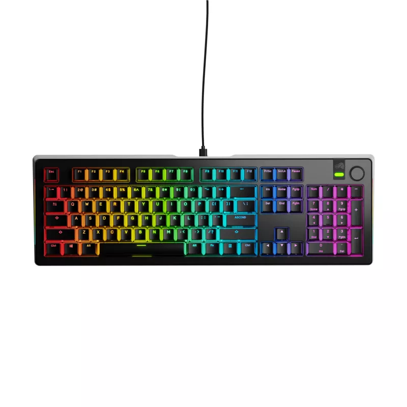 Mechaninė žaidimų klaviatūra GLORIOUS GMMK 3 PRO 100% Prebuilt Wired USB Black US QWERTY RGB