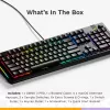 Mechaninė žaidimų klaviatūra GLORIOUS GMMK 3 PRO 100% Prebuilt Wired USB Black US QWERTY RGB
