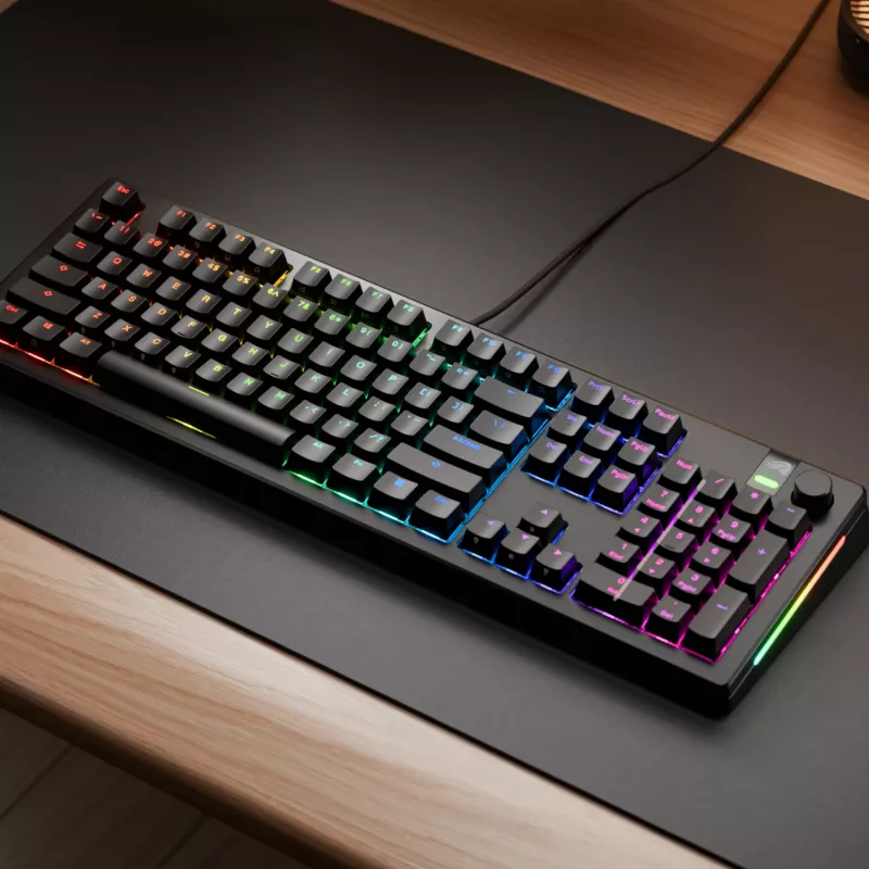 Mechaninė žaidimų klaviatūra GLORIOUS GMMK 3 PRO 100% Prebuilt Wired USB Black US QWERTY RGB