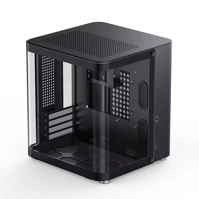 Korpusas Jonsbo TK-1 2.0 Mini Tower juodas