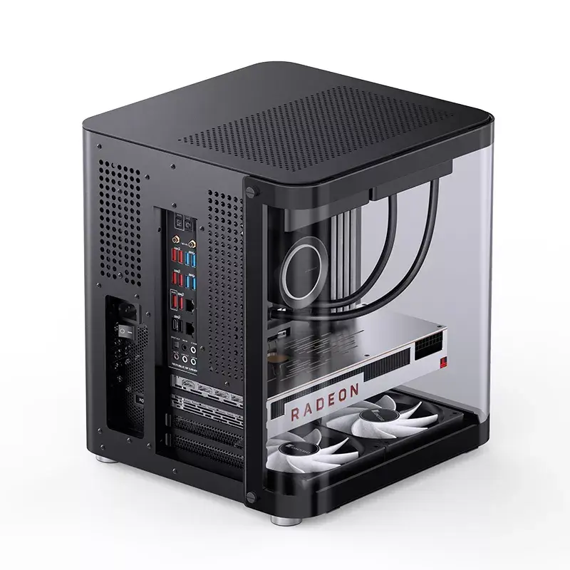 Korpusas Jonsbo TK-1 2.0 Mini Tower juodas