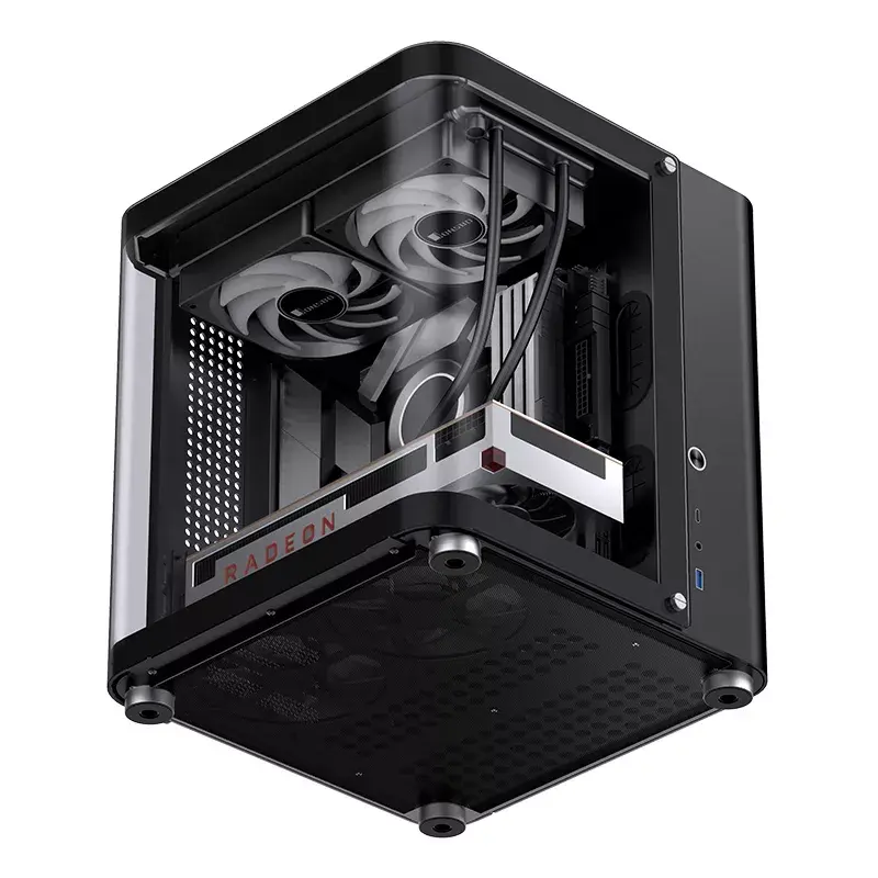 Korpusas Jonsbo TK-1 2.0 Mini Tower juodas