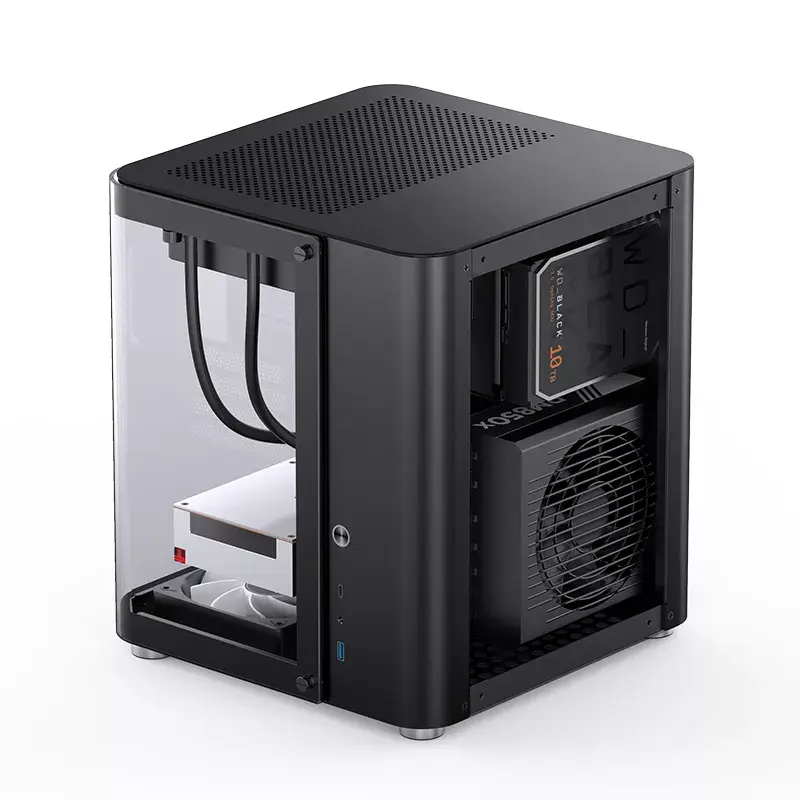 Korpusas Jonsbo TK-1 2.0 Mini Tower juodas