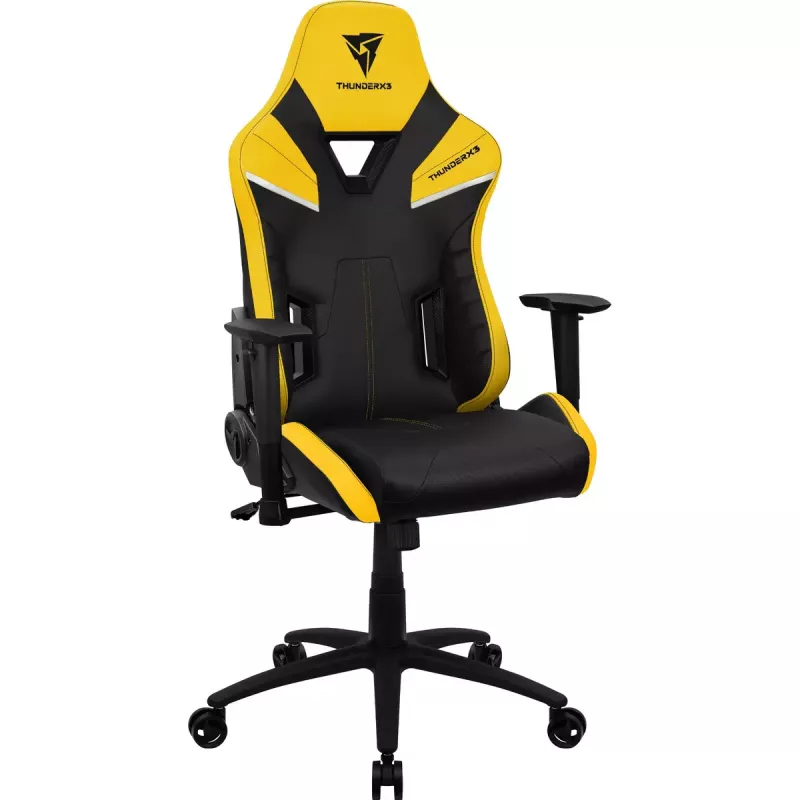 Universali žaidimų kėdė ThunderX3 TC5 Air Tech Padded seat Black Yellow