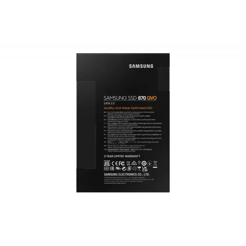 Samsung MZ-77Q2T0 2 TB 2,5 colio Serial ATA III V-NAND MLC