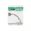 InLine SATA maitinimo adapterio laidas 4pin Molex / 15pin SATA su fiksatoriumi 0,15 m